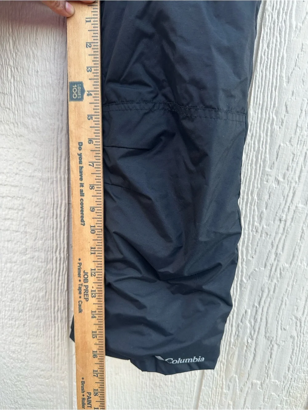 Columbia Black Kids Insulated Snow Overalls